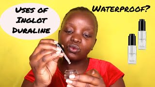 HOW TO USE INGLOT DURALINE  10 TIPS  WATERPROOF MAKEUP TUTORIAL [upl. by Ydnal]