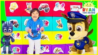 Giant Smash Surprise Toys with Paw Patrol Jurassic World Dinosaur Incredible 2 [upl. by Ibbed]