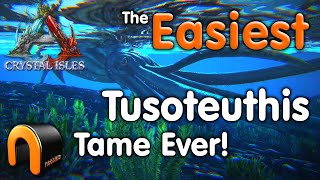 ARK Tusoteuthis Taming EASIEST WAY Tusoteuthis arkTusoteuthis [upl. by Lantha]