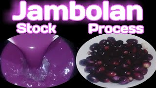 Jambolan \ Jambolan Stock Process \ Java Plum \Black Plum \ Syzygium Cumini [upl. by Anaujat813]