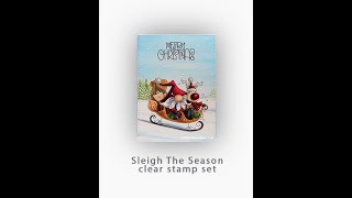 Coloring with Copics Tutorial  Sleigh the Season Gnomes Stamp set [upl. by Sage]