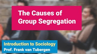 83 The Causes of Group Segregation  Introduction to Sociology course  SOC 101 [upl. by Ahsiak744]