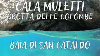 CalaMuletti Baia di San Cataldo Terrasini [upl. by Adyeren934]