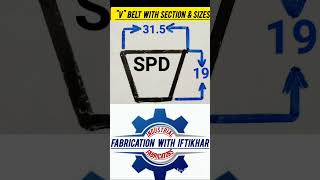 Types of v belt  SPA  SPB  SPC  SPD  SPE  SPM V belt pulley  fabrication with Iftikhar [upl. by Eiramlatsyrk466]