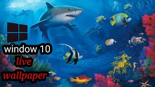 how to set live wallpaper on windows 10  laptop ya pc me live wallpaper kaise set kare  windows 10 [upl. by Amis]