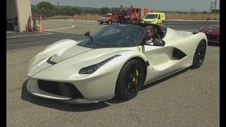 Josh Cartu revs his LaFerrari Aperta [upl. by Nauhs]