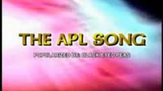 The APL Song  Black Eyed Peas KaraokeMinus One 🎼🎤 [upl. by Atilal]