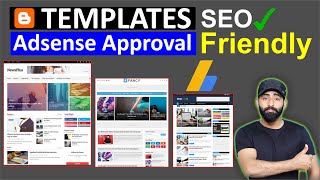 Free Blogger Templates For AdSense Approval  SEO FRIENDLY Blogger Templates [upl. by Ecertak534]