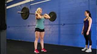 CrossFit  Coaching the Clean and Jerk with Natalie Burgener [upl. by Parrnell]