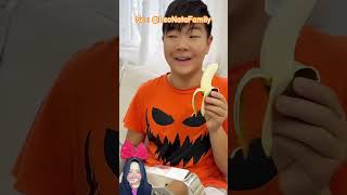 PISANG KASIH SAYANG 😅⁉️ LeoNataFamily shorts funny dubbing [upl. by Nynnahs]