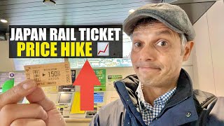 Japan Rail Price Hike amp Ticket  Pass Change Coming [upl. by Neelrahs]