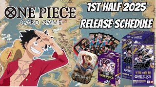 One Piece Card Game 2025 Q1 amp Q2 Release Schedule REVEALED  OP10 EB02 OP11 new sets amp more [upl. by Yoho379]