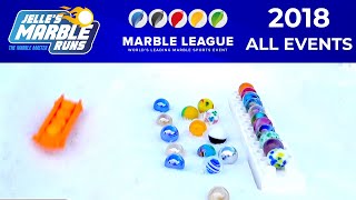 Winter Marble League 2018  All Events MarbleLympics [upl. by Nic774]