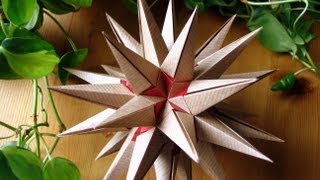 Origami ✫ Estrellamar ✫ Kusudama [upl. by Esinehs]