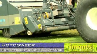 Imants Rotosweep by Campey Turf Care Systems [upl. by Airdnahs]