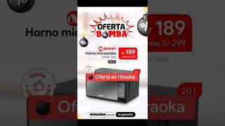 Horno Microondas Miray de 20L a s189 en Hiraoka hasta el 3105 microondas miray hiraoka [upl. by Luane492]