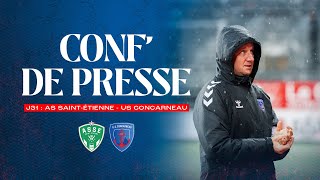 Conférence de presse J31  ASSE  US Concarneau [upl. by Von]