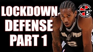 How To Play Lock Down Defense PT 1  How To Close Out  Pro Training Basketball [upl. by Ivey]