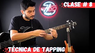 Clase 8  Aprende a Tocar Tapping  Curso de Bajo Eléctrico  Nivel Básico [upl. by Rebel97]