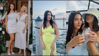 VLOG hamptons trip with gal pals boat day dinners  cottage tour [upl. by Haraz]