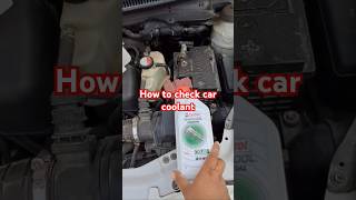 How to check car coolant level  how to check car coolant  best coolant for car  yt  yrshorts [upl. by Sadler145]