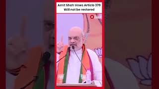 quot We will not let Article 370 be backquot Amit Shah On Resolution on Article 370 I Maharashtra Polls [upl. by Ib180]