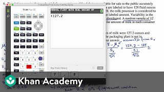 Free response example Significance test for a mean  AP Statistics  Khan Academy [upl. by Moina]