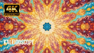 Kaleidoscope Mandala Meditation  Van Gogh’s Patterns  4K HD [upl. by Einaoj862]