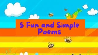 5 Fun and Simple Poems for Kids  Imaginative Rhymes to Recite [upl. by Anaerdna]