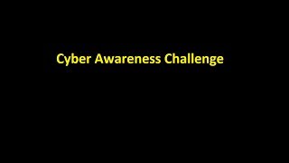 Cyber Awareness Challenge [upl. by Atiuqaj439]