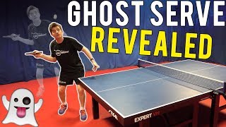 3 Steps To Master The Backspin GHOST SERVE  Table Tennis [upl. by Close]