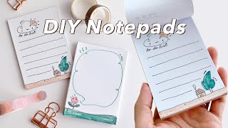 🗒 DIY Notepad⎪how to make cute notepads at home 💌 [upl. by Diehl]