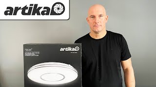 How to Change a Light Fixture 4K Artika LED Ceiling Light Fixture [upl. by Eixel421]