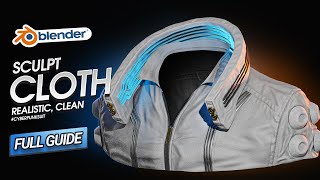 How to Sculpt Clothes in Blender Full Guide [upl. by Ohara]