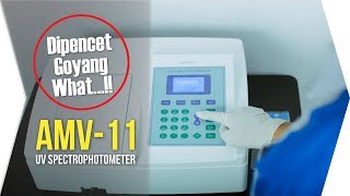 Cara Penggunaan Spectrophotometer AMV11  0281 6572222 CV JAVA MULTI MANDIRI [upl. by Tyrrell]