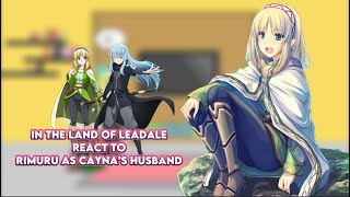 In the land of Leadale react to Rimuru as Cayna’s husband Gacha reaction AU ship Rimuru x Cayna [upl. by Peggie]