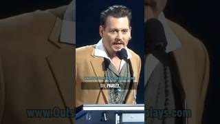 Johnny Depp jumps into Jack Sparrow character [upl. by Iaverne]