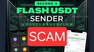 Flash USDT scammers usdtflashercom strike again NOT LEGIT [upl. by Thomsen823]