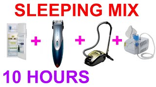 №629 Refrigerator sound clipper sound vacuum cleaner sound nebulizer sound  10 hours ASMR [upl. by Moneta]