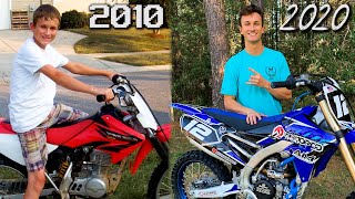 MOTOCROSS MOTIVATION  10 Year Transformation [upl. by Schoof]