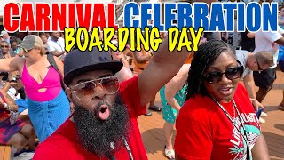 Carnival Celebration 2024 Group Cruise Embarkation Day [upl. by Mathia]