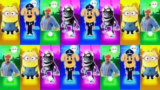 Crazy Frog All Video Megamix 🆚 Sheriff Labrador 🆚 Blippi 🆚 Minions 🎶 Who Will Win [upl. by Innis]