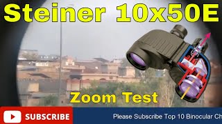 Steiner Germany 10x50E Military Binocular for Stargazing Zoom Test [upl. by Eneleh201]