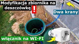 Jak podłączyć kran do zbiornika na deszczówkę modyfikacja zbiornika na deszczówkę zbiornik moja wo [upl. by Zel]