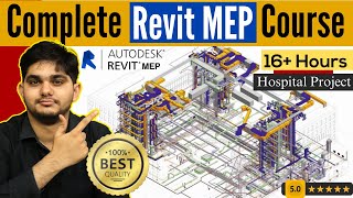 Complete REVIT MEP Tutorial for Beginners Hospital Project [upl. by Pitchford]