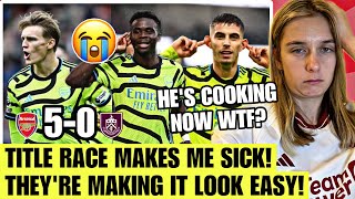 Cant Stand AFC but Saka amp Odegaard wow Havertz Cooking WTF Arsenal 50 Burnley Reaction [upl. by Karola422]