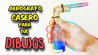 AERÓGRAFOAIRBRUSH CASERO para POBRES por 2 Perfecto para tus dibujos [upl. by Melamie]