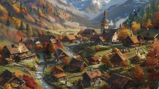 Fantasy Medieval Village  Relaxing Celtic Music  Medieval Folk Music  Fantasy Music [upl. by Grobe]