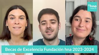 Becas de excelencia Fundación hna 20232024 [upl. by Tanitansy]