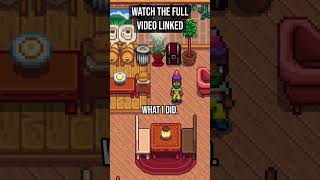 I Built a Coffee Shop in Stardew Vanilla  Full video linked shorts [upl. by Hulda]